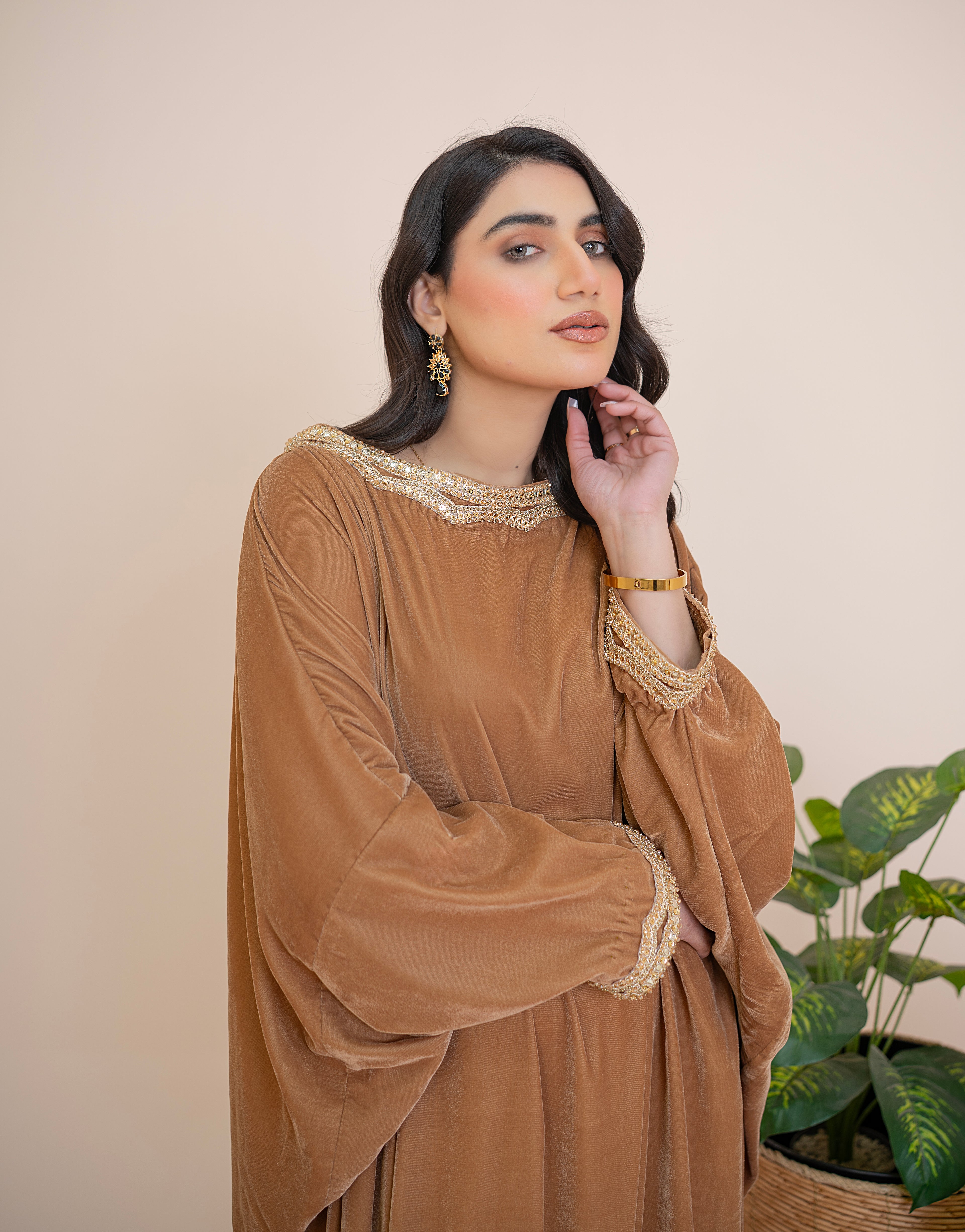 Desert Muse Handcrafted  Valvet Kaftan