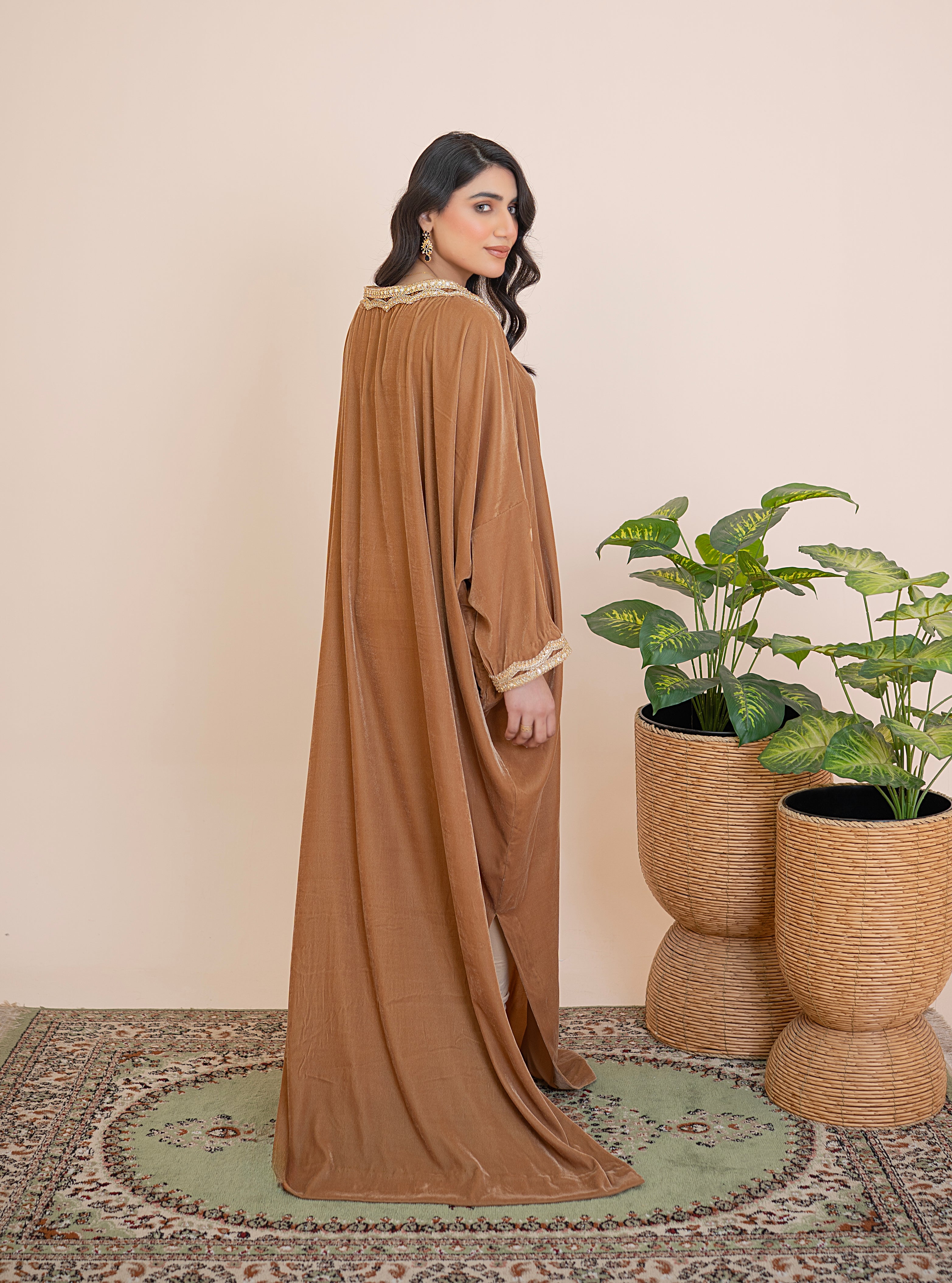 Desert Muse Handcrafted  Valvet Kaftan