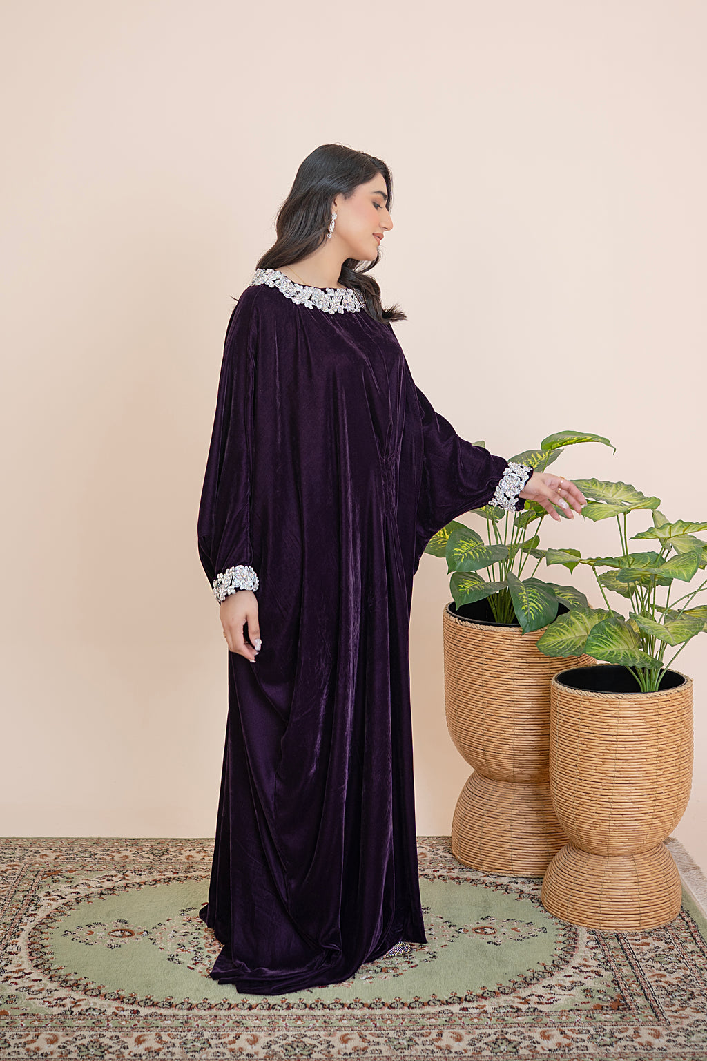 PLUMÉ Handcrafted Valvet Kaftan