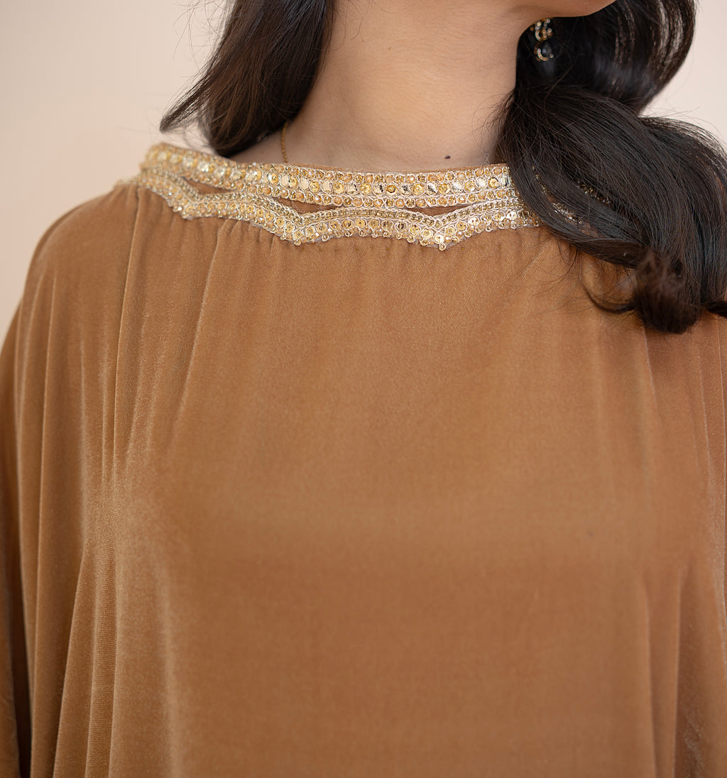 Desert Muse Handcrafted  Valvet Kaftan